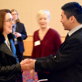 PWA Breakfast: Photo highlights of speakers, students