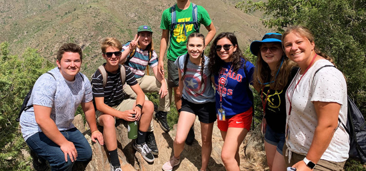 Ace summer camp hiking photo